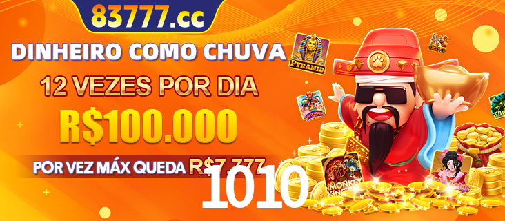 Banner do programa de recompensas Recomende para amigos do 1010, detalhando os bônus por convidar amigos, com prêmios que chegam a R$288.888.